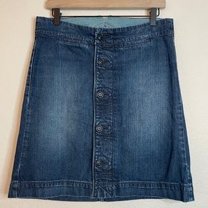 Lucky Brand Blue A-Line Denim Skirt